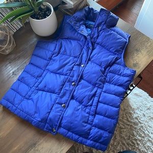 Lands end down filled vest